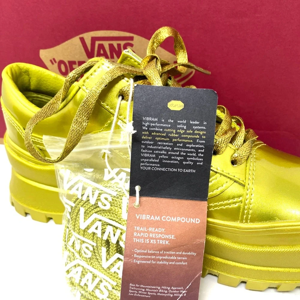 VANS Collina Strada Old Skool Vibram Women Synthetic Yellow Low Shoe VN0009Q4YL9 - Picture 8 of 11